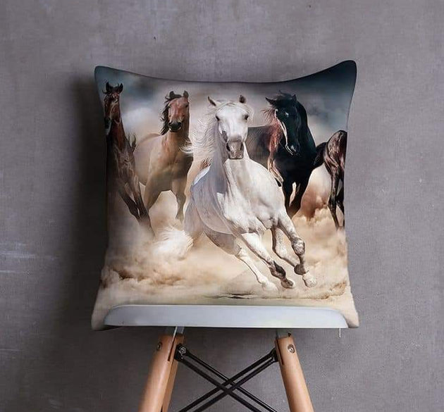 Digital velvet cushion cover (  1 piece )  _  16 * 16 inches