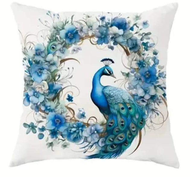 DIGITAL VELVET CUSHION COVER ( 1 PIECE )  _  16 *  16 INCHES